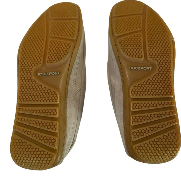 Rockport Adiprene By Adidas Beige Suede Boat Loafers US 9.5. - Picture 3 of 16